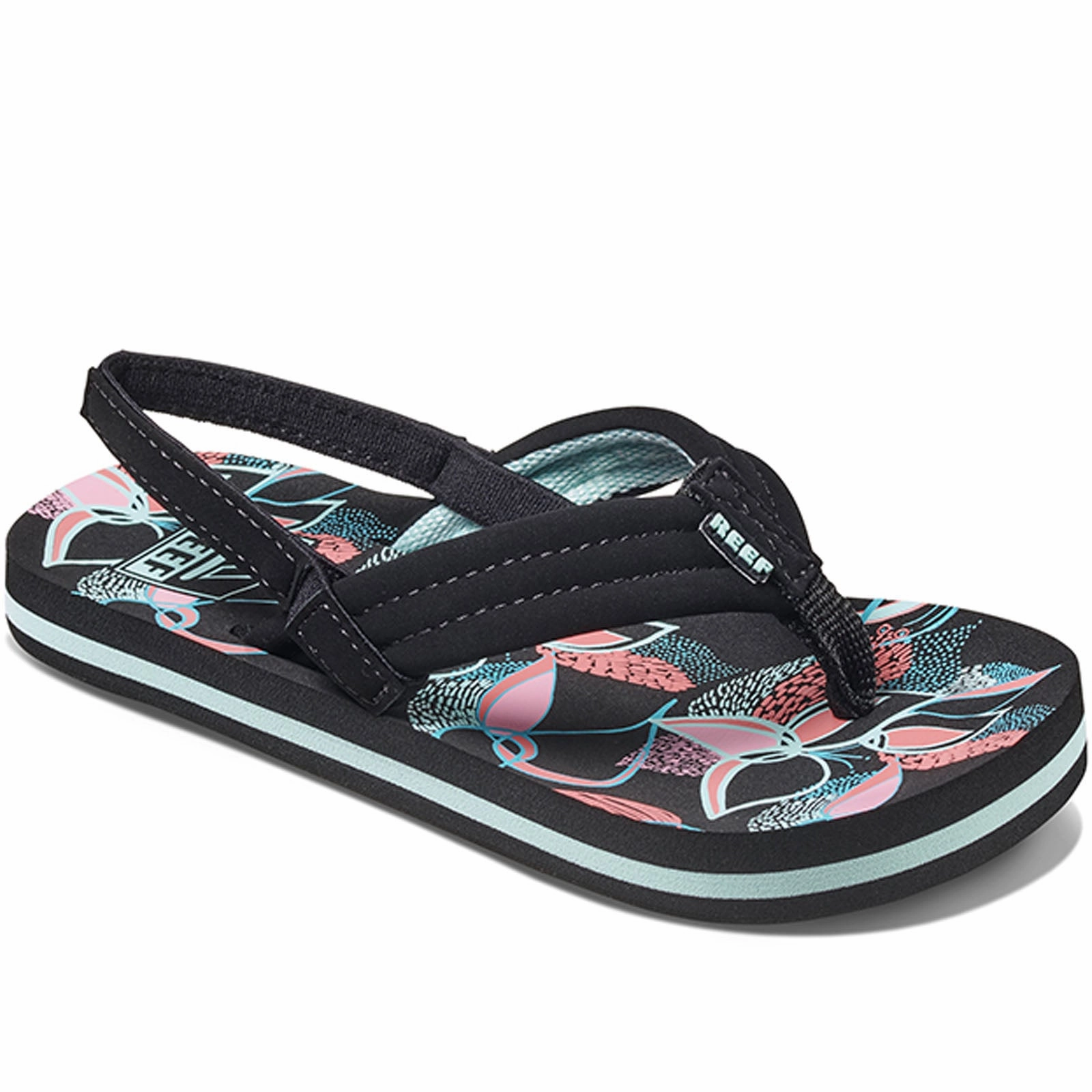 Reef Kids Little Ahi Strappy Sandals Flip Flops For Ugly Feet