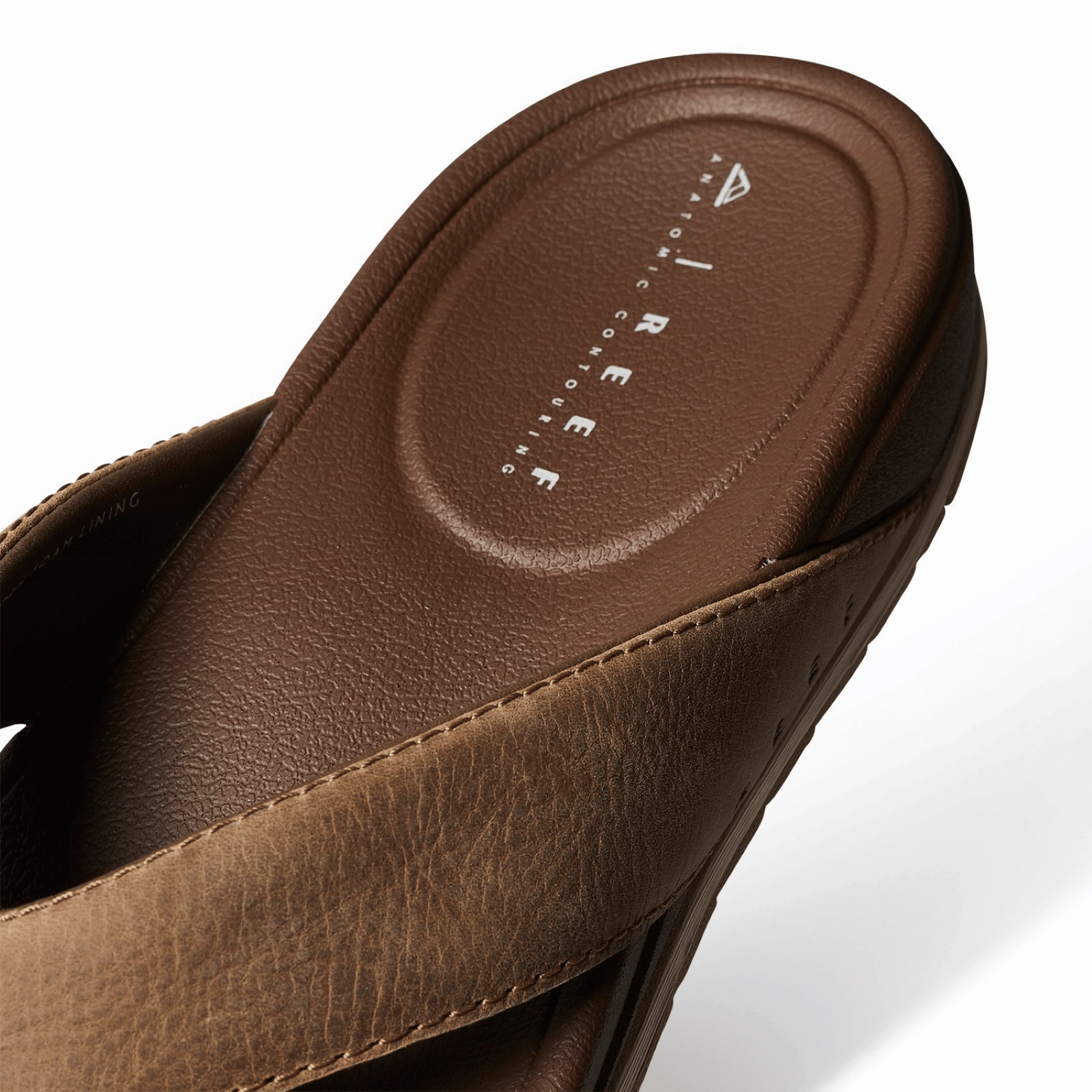 Custom Team Flip Flops Reef Mens Cushion Bonzer Leather Flip Flops