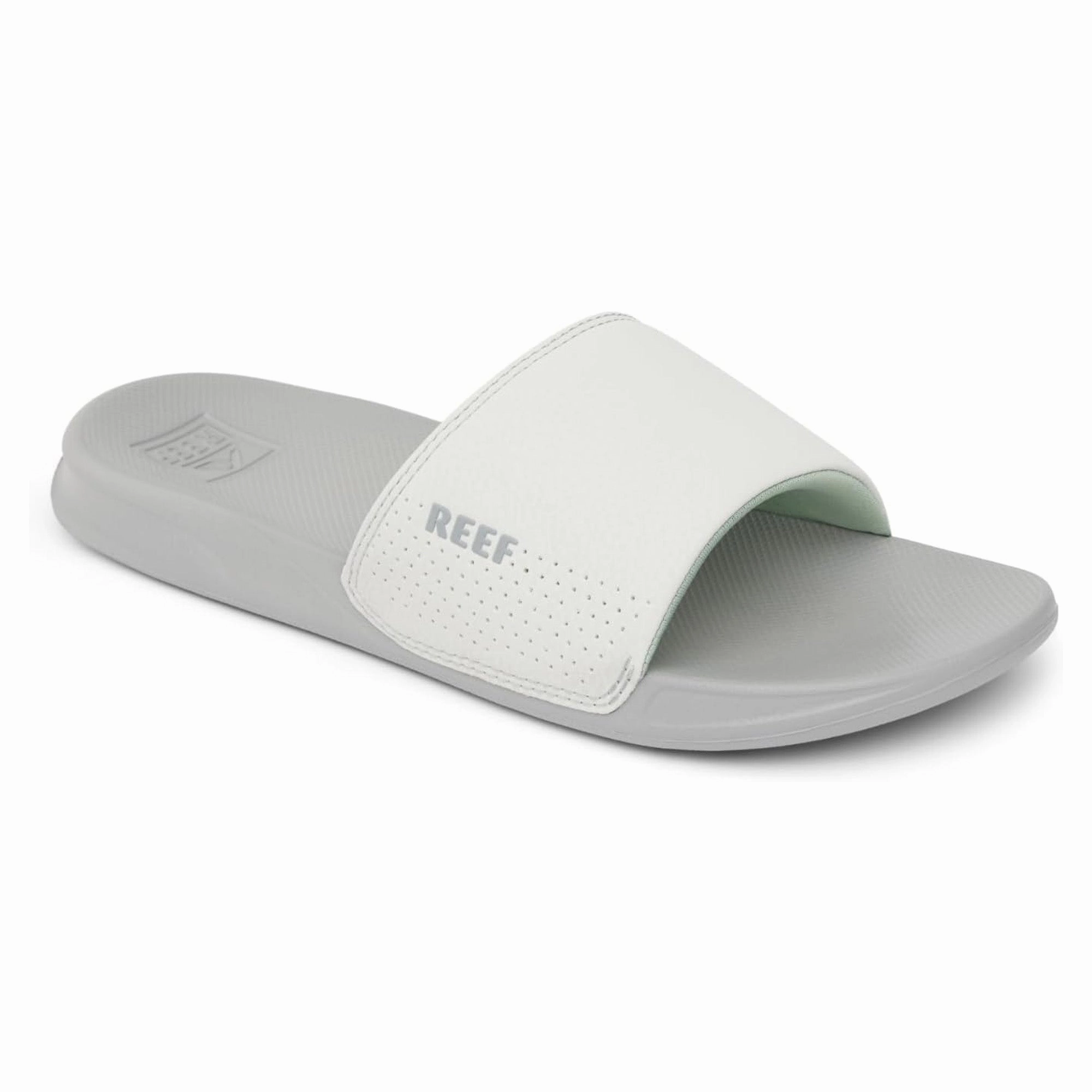 Reef One Slide Men's Sandals - Grey/Grey Stone Birkenstock Sandals Dupe