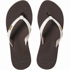Reef Womens Star Cushion Sassy Flip Flops - Brown Walmart Flip Flops