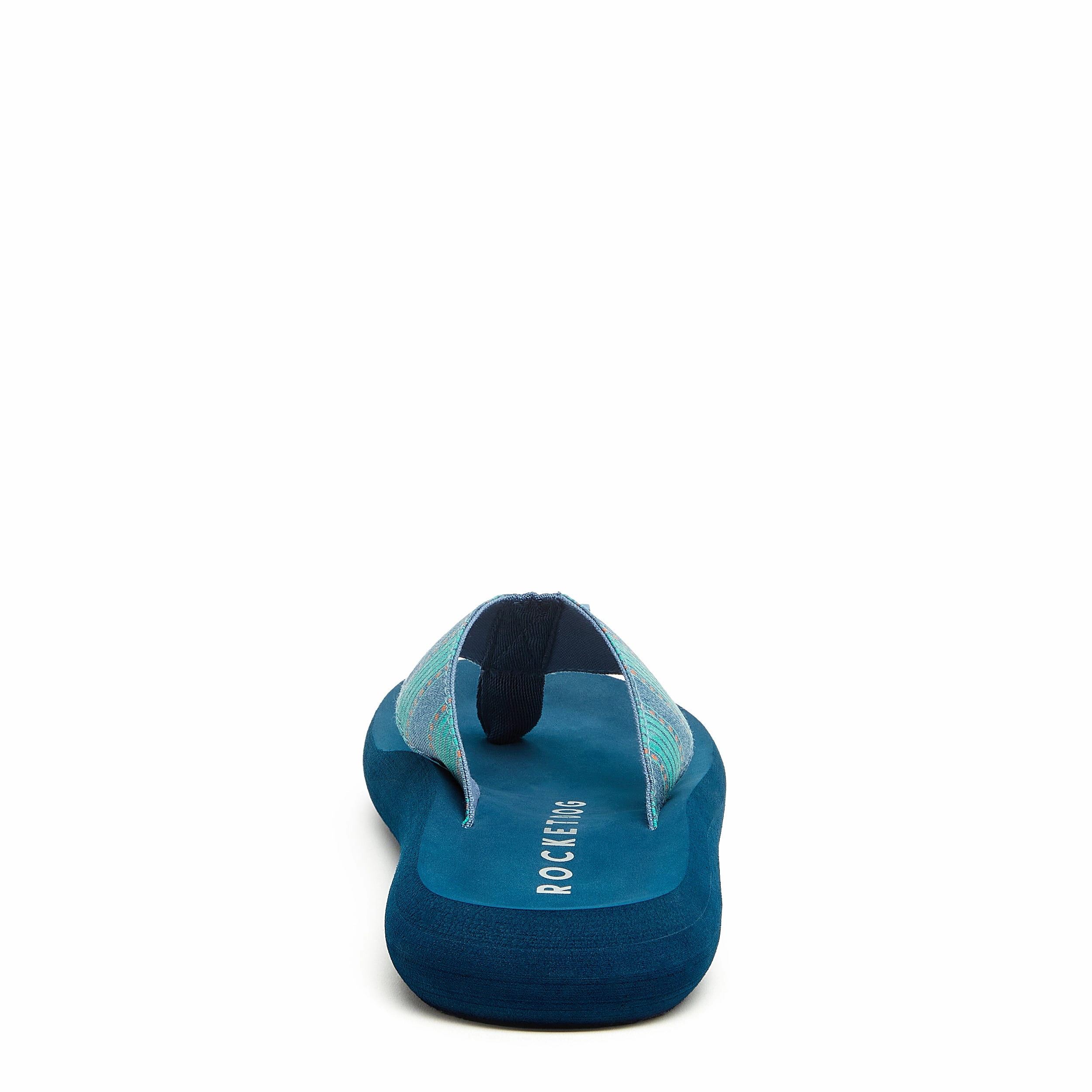 Spotlight Blue Flip-Flops Print On Flip Flops