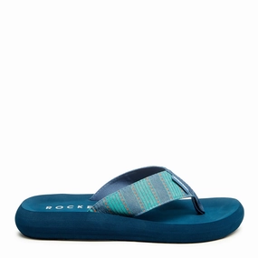 Spotlight Blue Flip-Flops Hippy Flip Flops