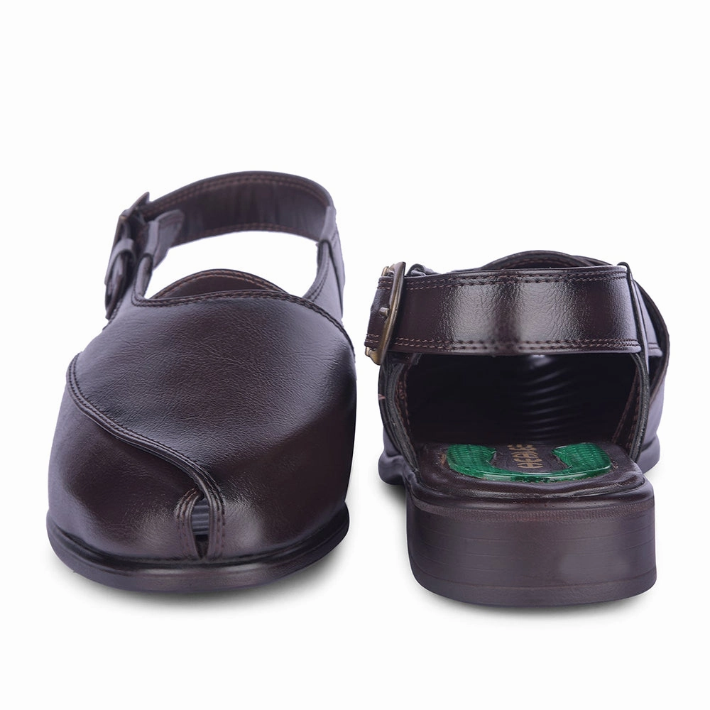 Healers By Liberty Mens PISHOR-2E Brown Casual Sandal Sandals Resorts Travel Agent