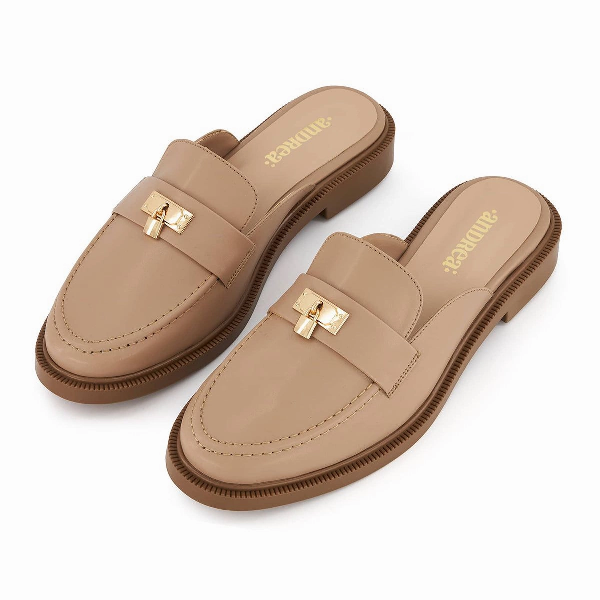 Andrea Women's Moccasin Clogs Open Back Clogs For Nurses