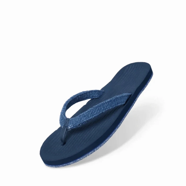 Cute Sandals And Flip Flops INDIGO/SHORE | RECYCLED PABLE STRAPS - Indosole