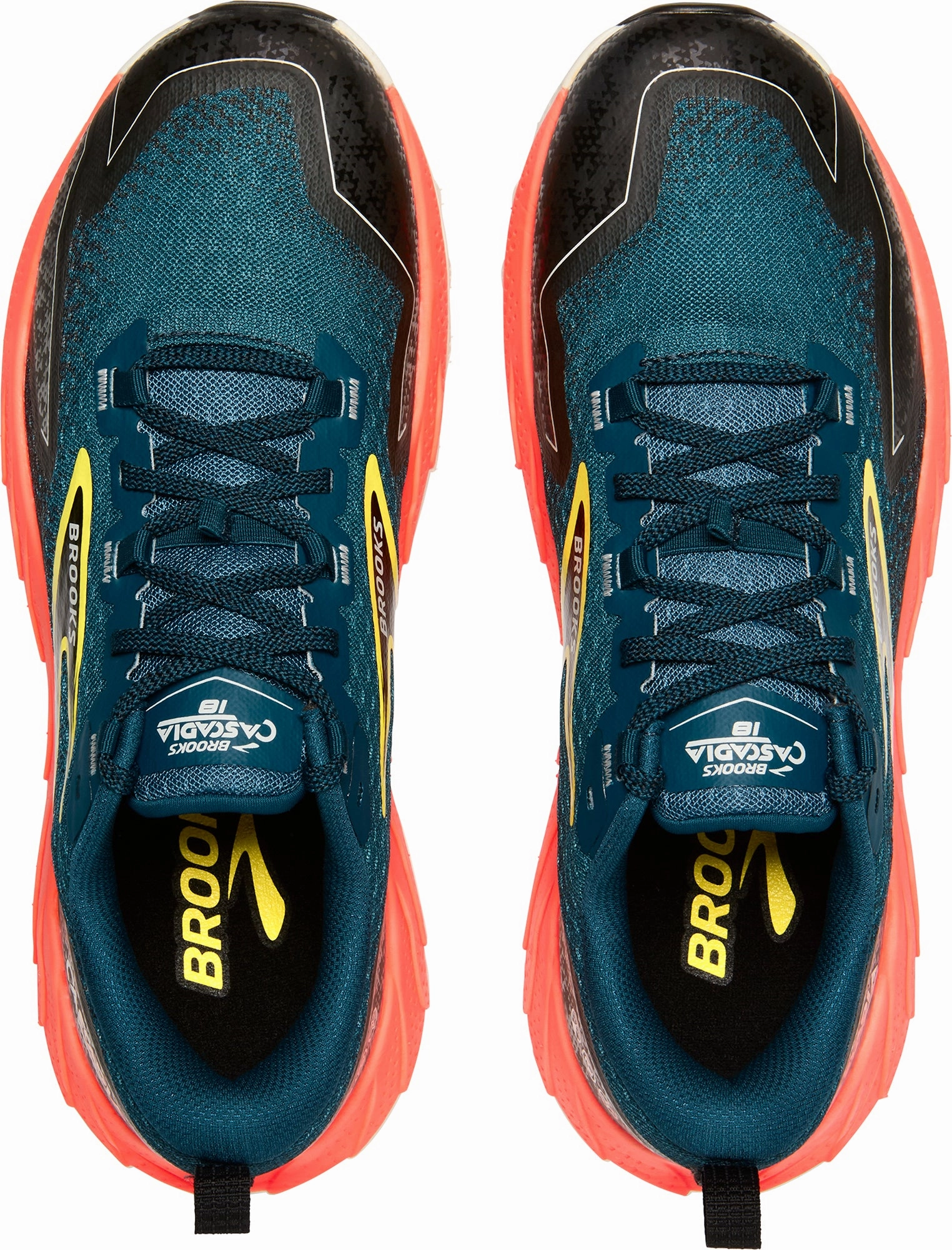 Fashion Trail Shoes Brooks Cascadia 18 Mens Trail Running Shoes - Blue