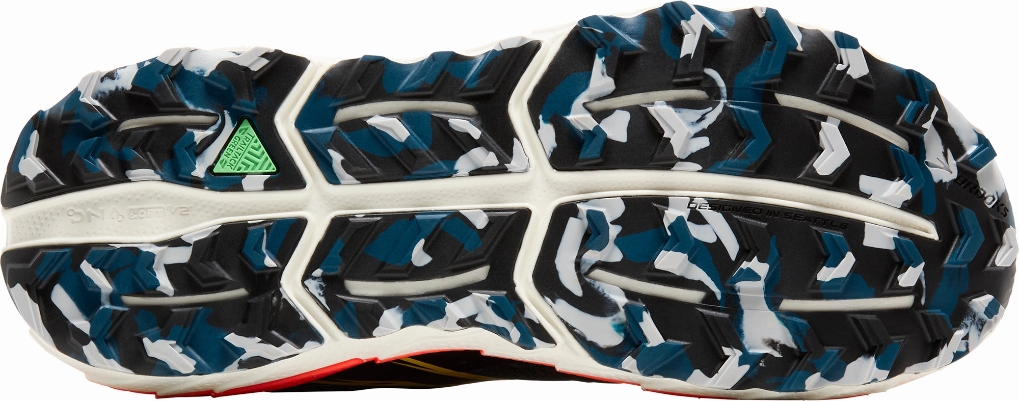 Brooks Cascadia 18 Mens Trail Running Shoes - Blue Trail Running Super Shoes