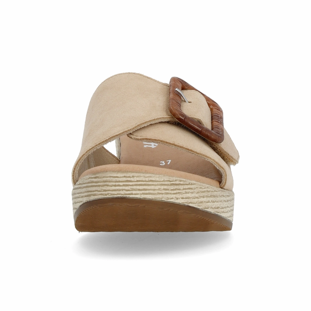 Sandals For Arch Support Remonte Jerylin 50 Sand Leather Sandal (Women's)