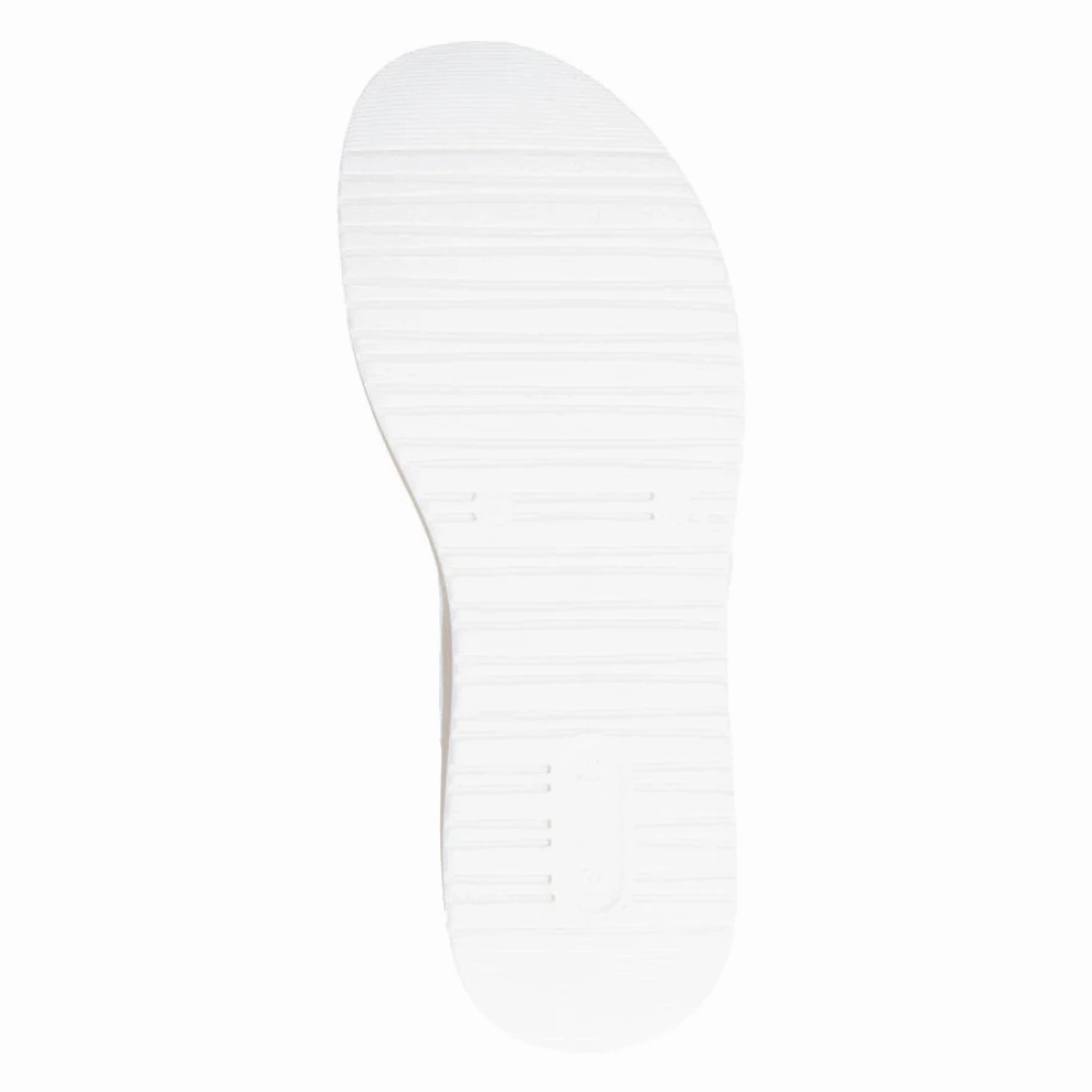 Flat Sandals Lace Up Remonte Jocelyn D1J53 White Leather Sandal (Women's)