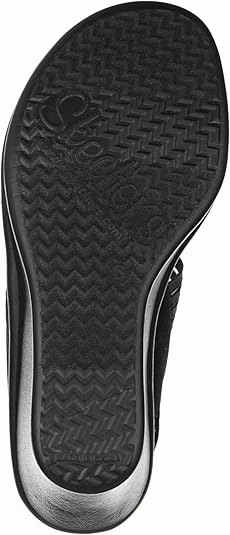Skechers Women's Rumblers-Sci-fi Wedge Sandal Feet In Flip Flops Images