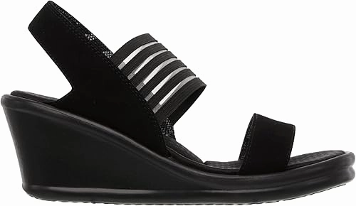 Skechers Women's Rumblers-Sci-fi Wedge Sandal Flip Flops Reddit