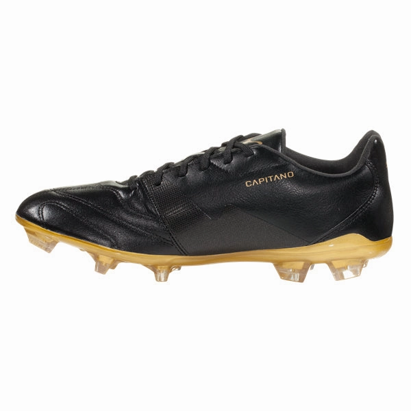 PUMA Men's Capitano II FG Firm Ground Soccer Cleats (Black/Gold) Cleats Soccer Near Me