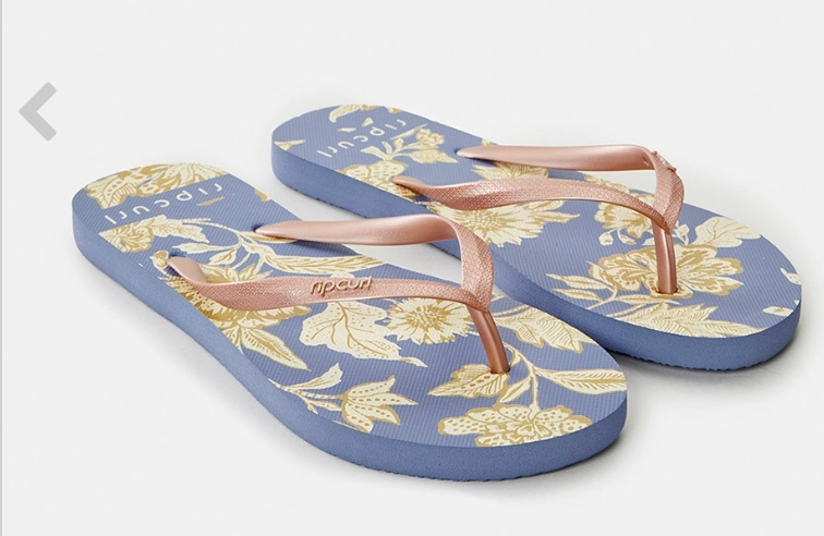 Rip Curl Oceans Together Open Toe Shoes Parrot Flip Flops