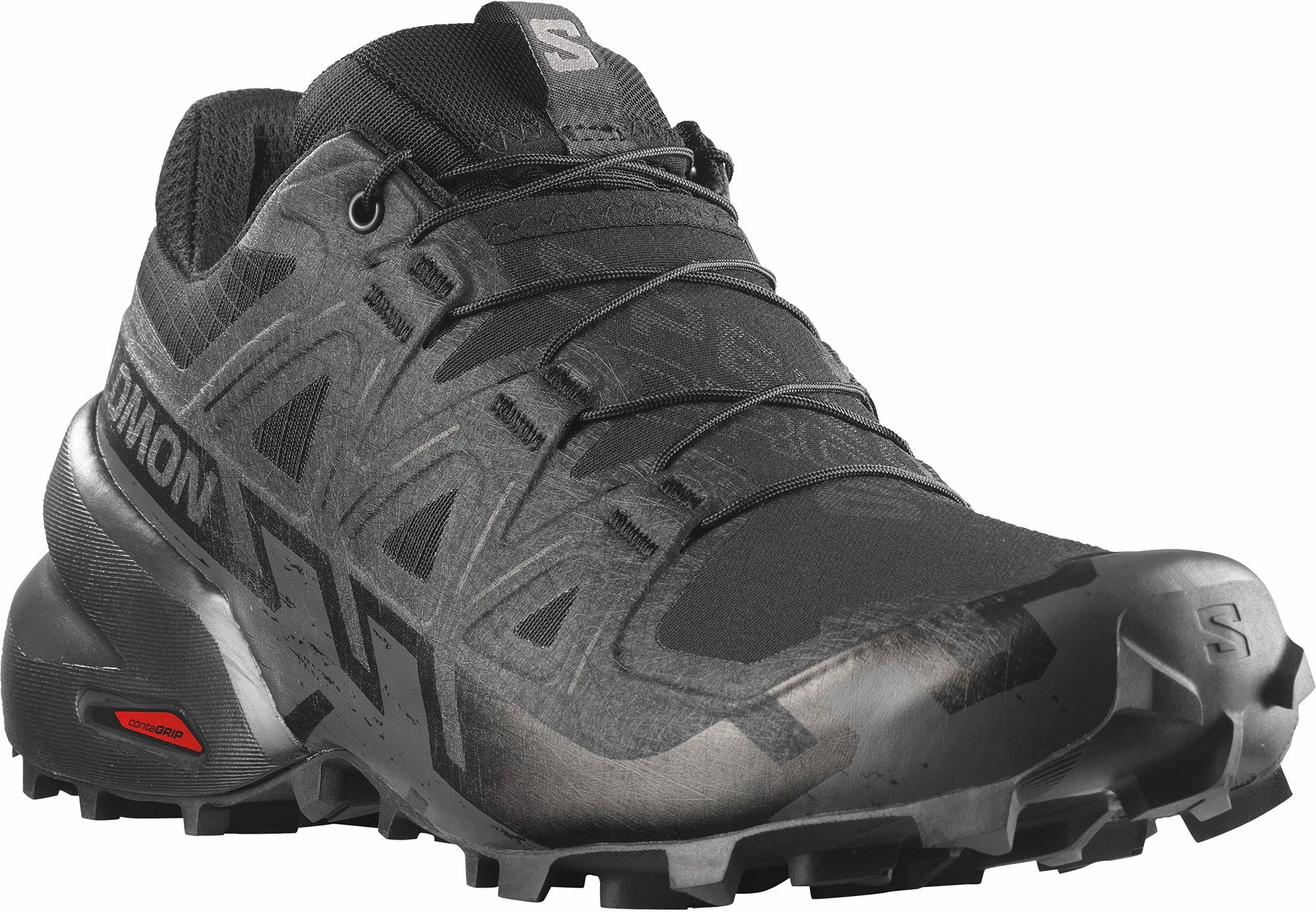Salomon Speedcross 6 Womens Trail Running Shoes - Black Hiking Shoes