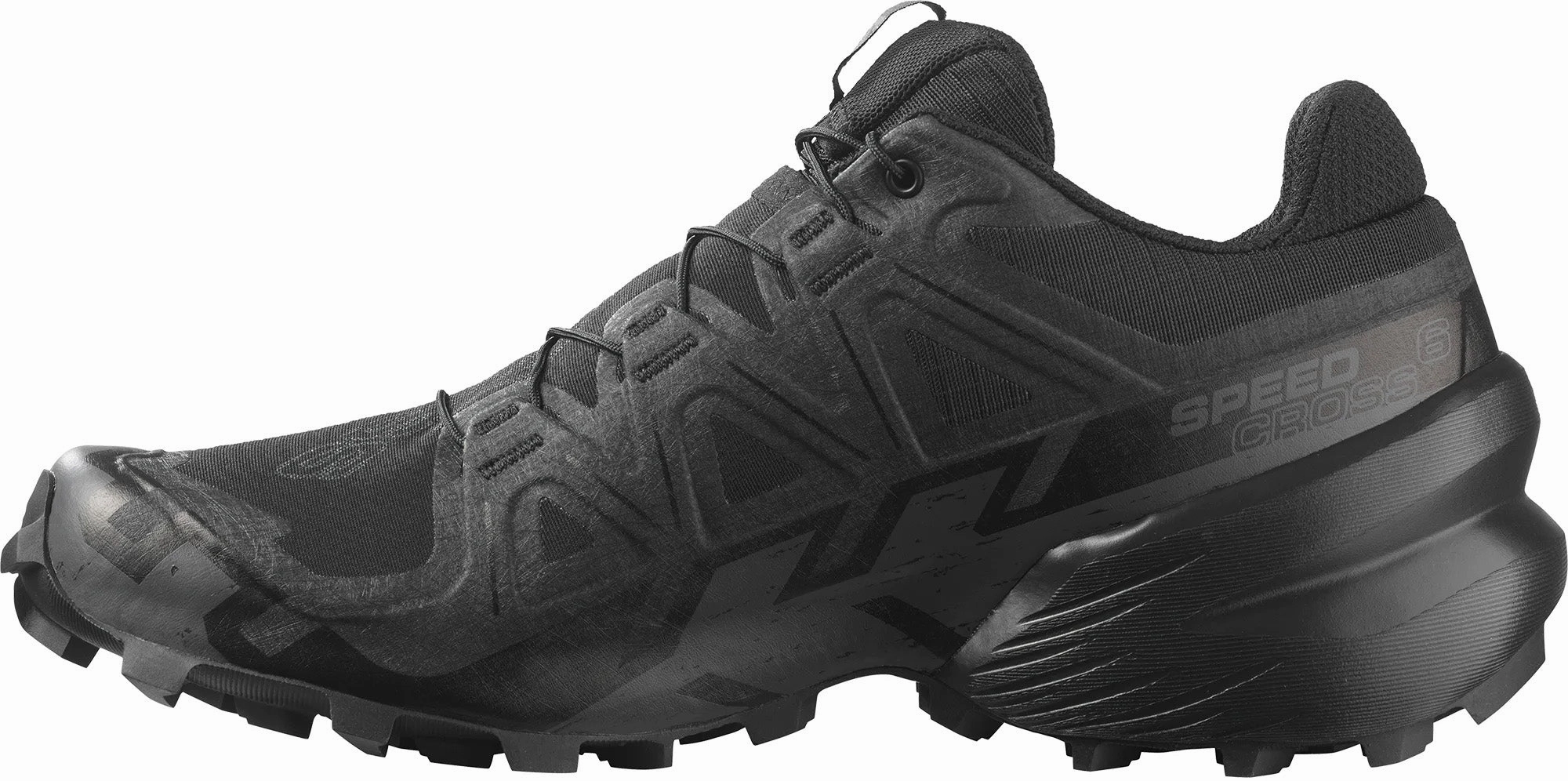Iron Snow Shoe Trails Salomon Speedcross 6 Womens Trail Running Shoes - Black