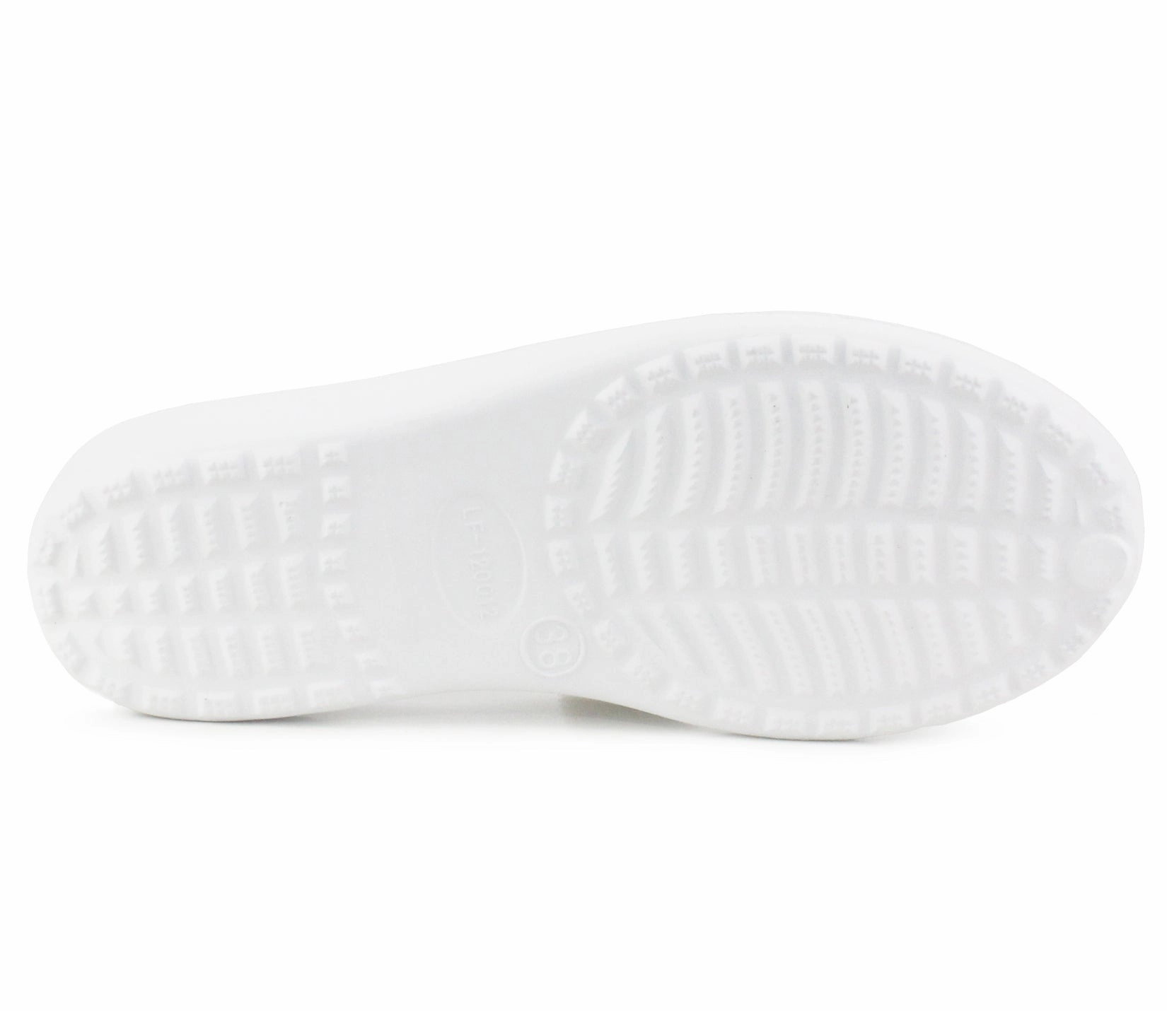 ROKYA Womens Lightweight EVA Nurse Shoes in White Clogs With Memory Foam