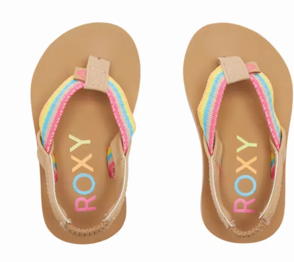 Greek Flip Flops Roxy Colbee Toddler Girls Sandals