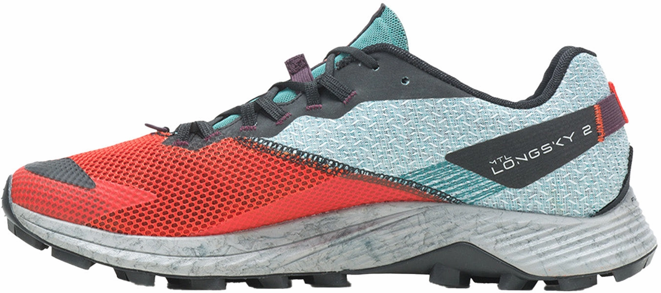 Best Trail Ultra Marathon Shoes Merrell MTL Long Sky 2 Womens Trail Running Shoes - Orange