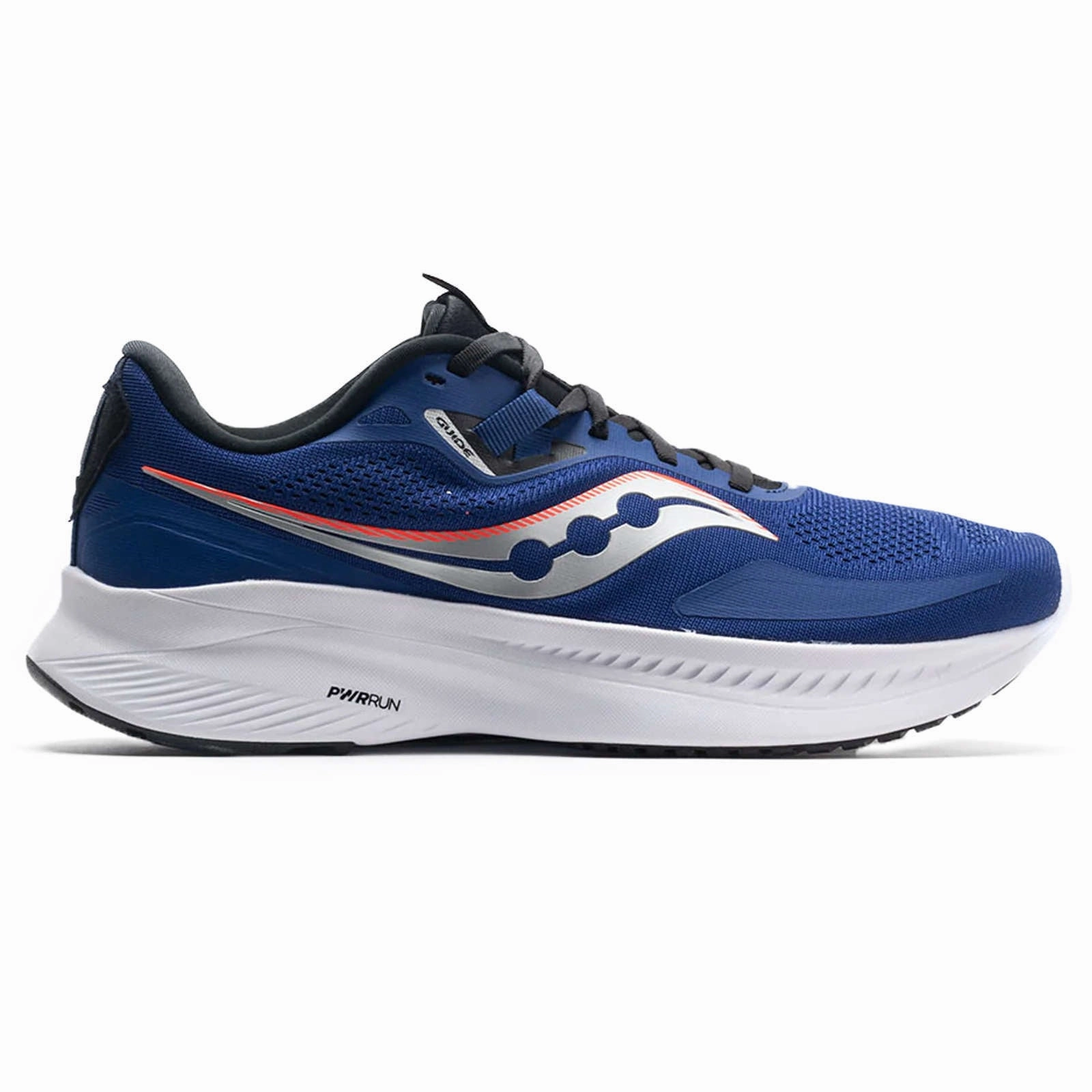 Running Shoes Plantar Saucony Guide 15 Synthetic Textile Men's Running Shoes