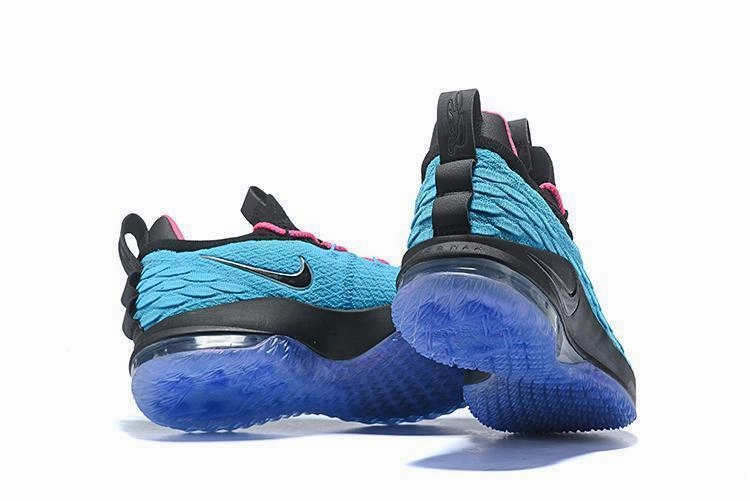 Nike Lebron XV 15 Low EP Black Light Blue Red Men Shoes Sale Size US7,8,8.5,9,10,11,12 Supination Nike Shoes