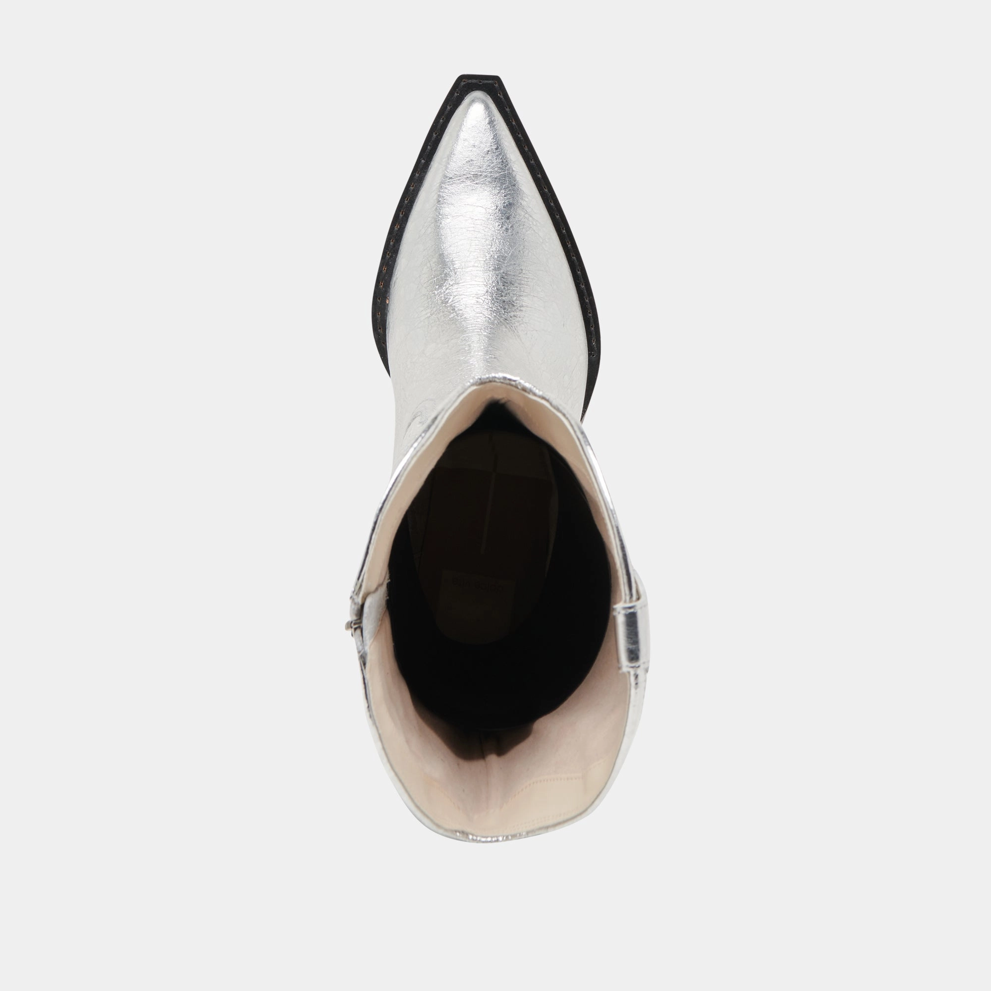 RYLAND EXTRA WIDE CALF BOOTS SILVER DISTRESSED LEATHER Boots To Wear With Skinny Jeans