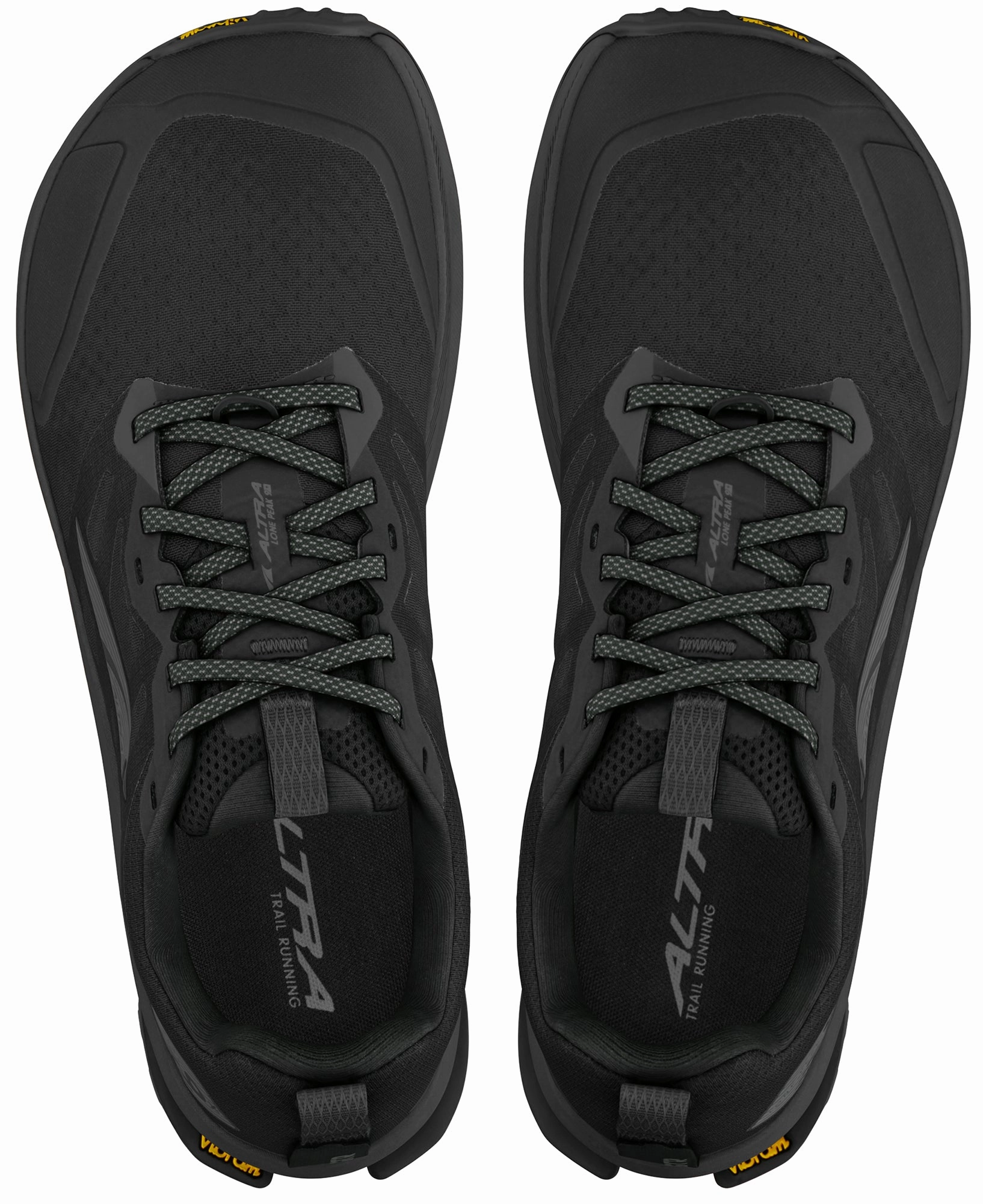 Minimalist Trail Shoe Altra Lone Peak 9  WIDE FIT Mens Trail Running Shoes - Black