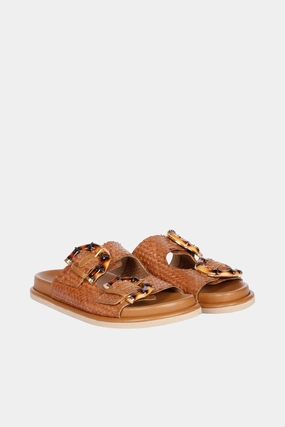 Double Buckle Sandals Saint G - Venice Flat Sandals Footwear