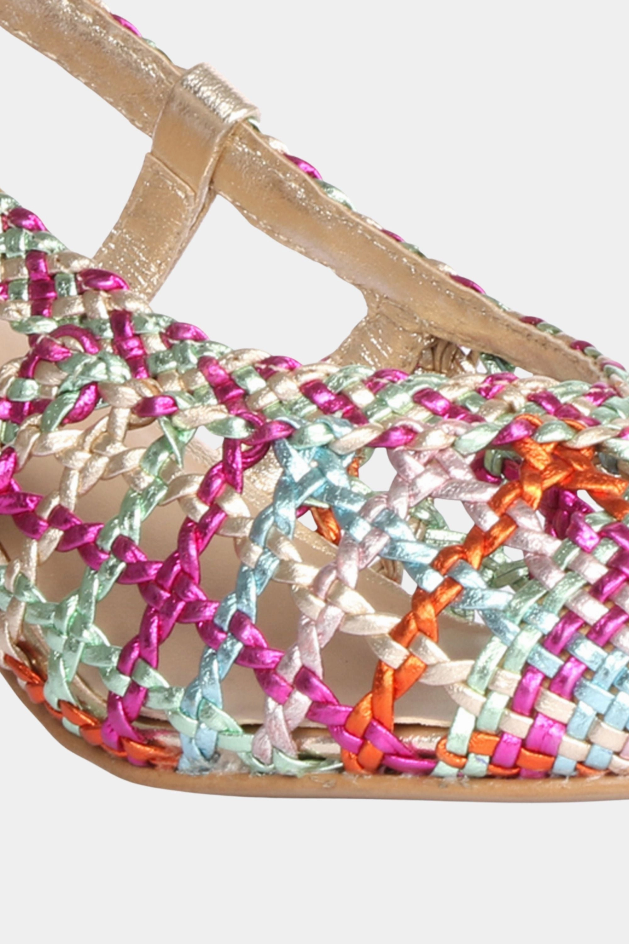 Slide Sandals Leather Saint G Abril - Heel Sandals