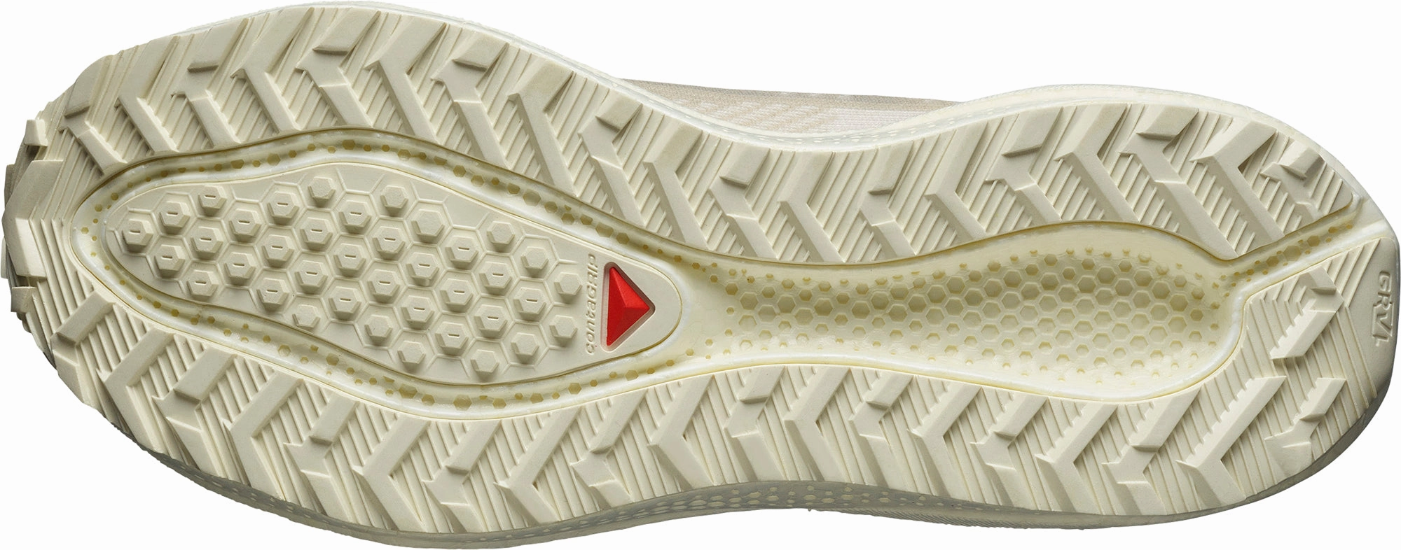 Best Trail Running Wide Feet Salomon Aero Blaze 3 GRVL Womens Trail Running Shoes - Cream