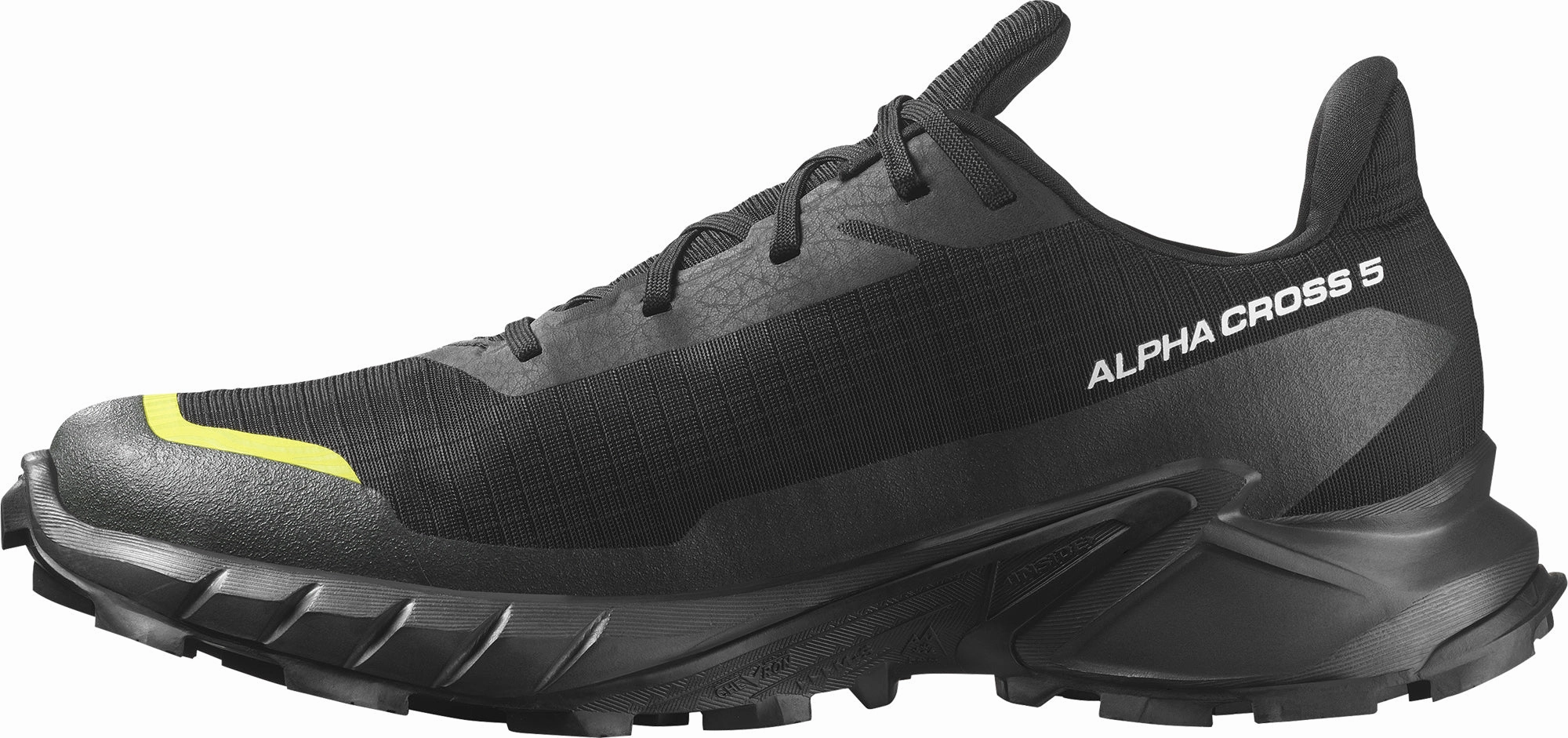 Salomon Alphacross 5 GORE-TEX Mens Trail Running Shoes - Black Juniper Trail Running Shoes Review