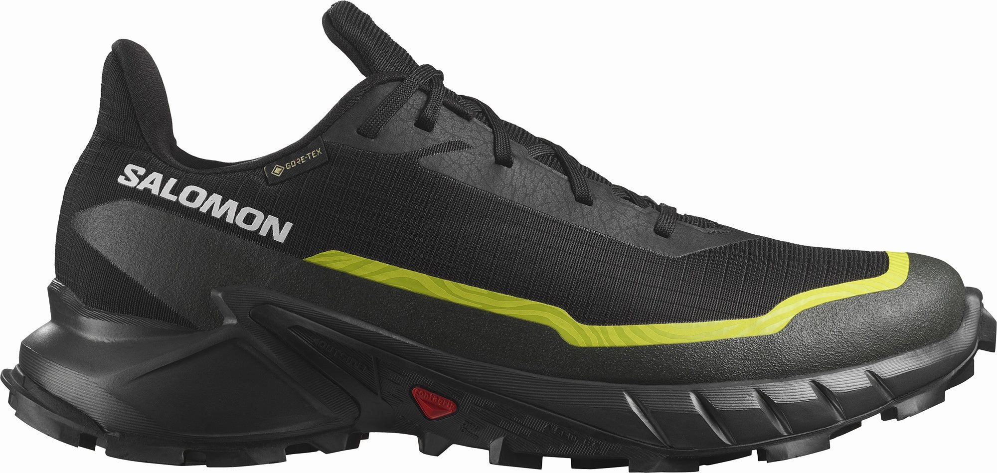 Salomon Alphacross 5 GORE-TEX Mens Trail Running Shoes - Black Trail Runnjng Shoes