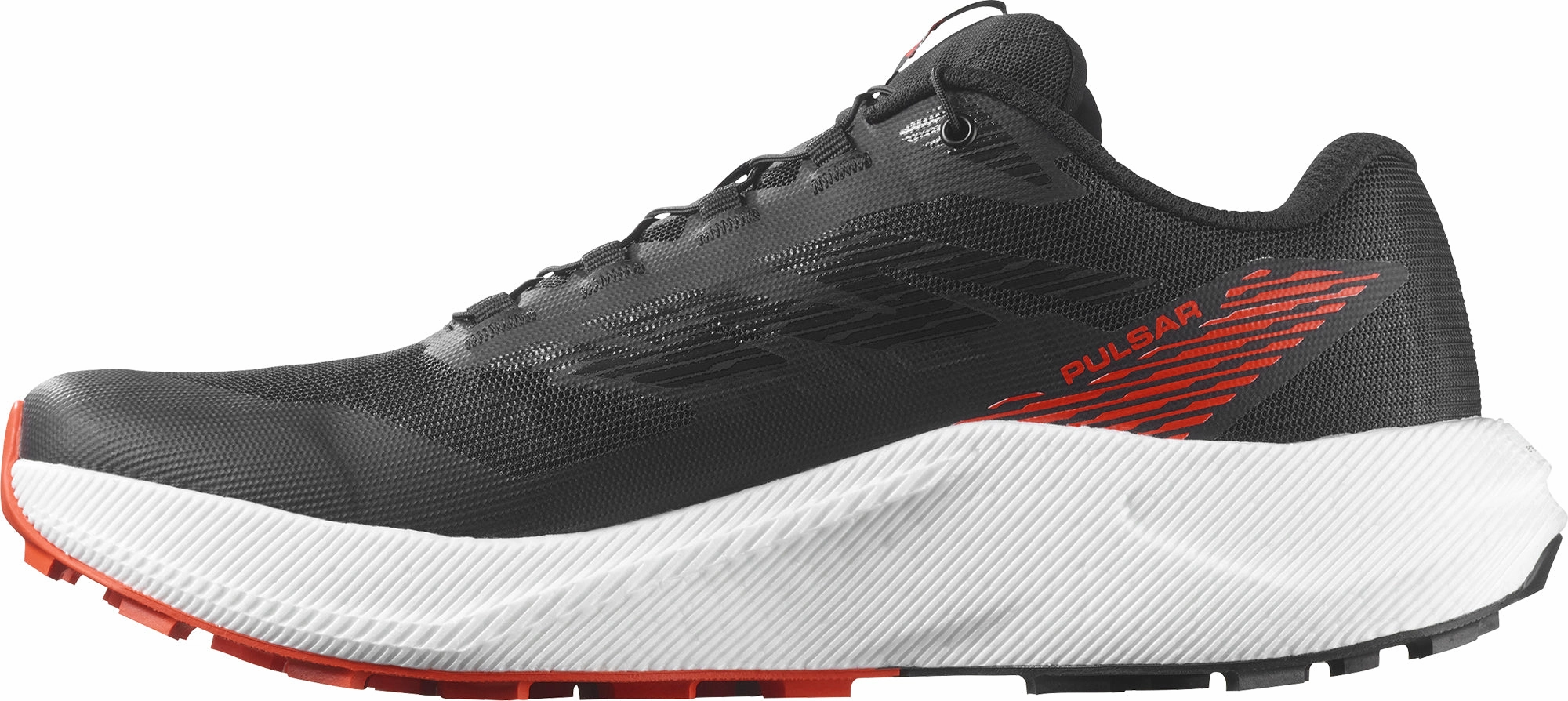 Stability Trail Running Shoes 2020 Salomon Pulsar Mens Trail Running Shoes - Black