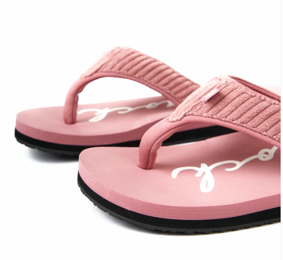 Flip Flops Celebrities Wear Saltrock Laguna - Womens Cord Flip Flops - Mid Pink
