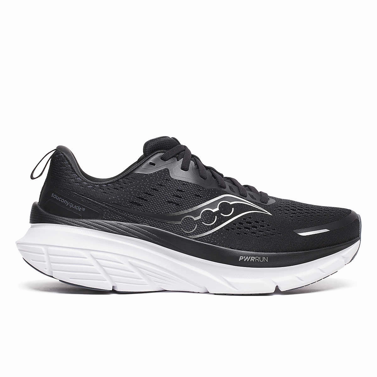 Saucony | Guide 18 | Men's | Black/White Good Shoes For Treadmill Running