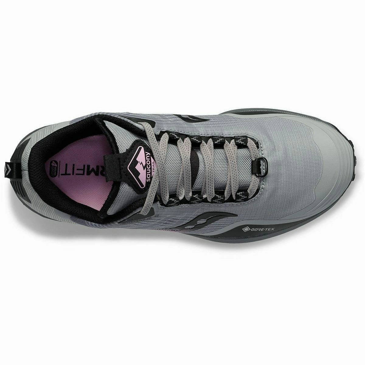 Usa Made Trail Running Shoes Saucony Peregrine 12 GORE-TEX Womens Trail Running Shoes - Grey