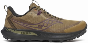 Saucony Peregrine 15 Mens Trail Running Shoes - Brown Trail Stability Running Shoes