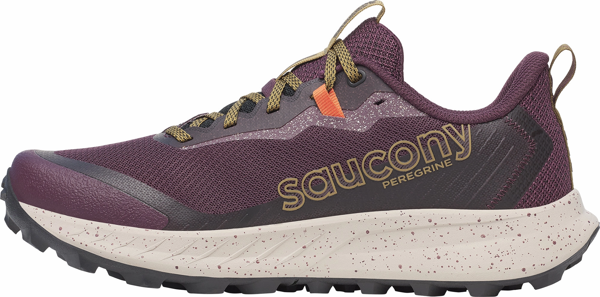 Saucony Peregrine 15 Mens Trail Running Shoes - Purple Trail Grotto Shoes