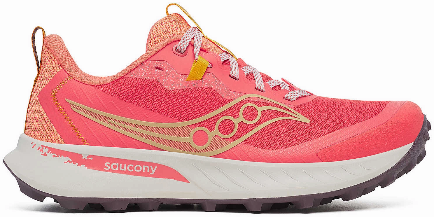Best Trail Tennis Shoes Saucony Peregrine 15 Womens Trail Running Shoes - Pink