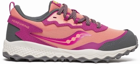 Saucony Peregrine KDZ Shield Junior Trail Running Shoes - Pink Bare Access 3 Trail Running Shoe