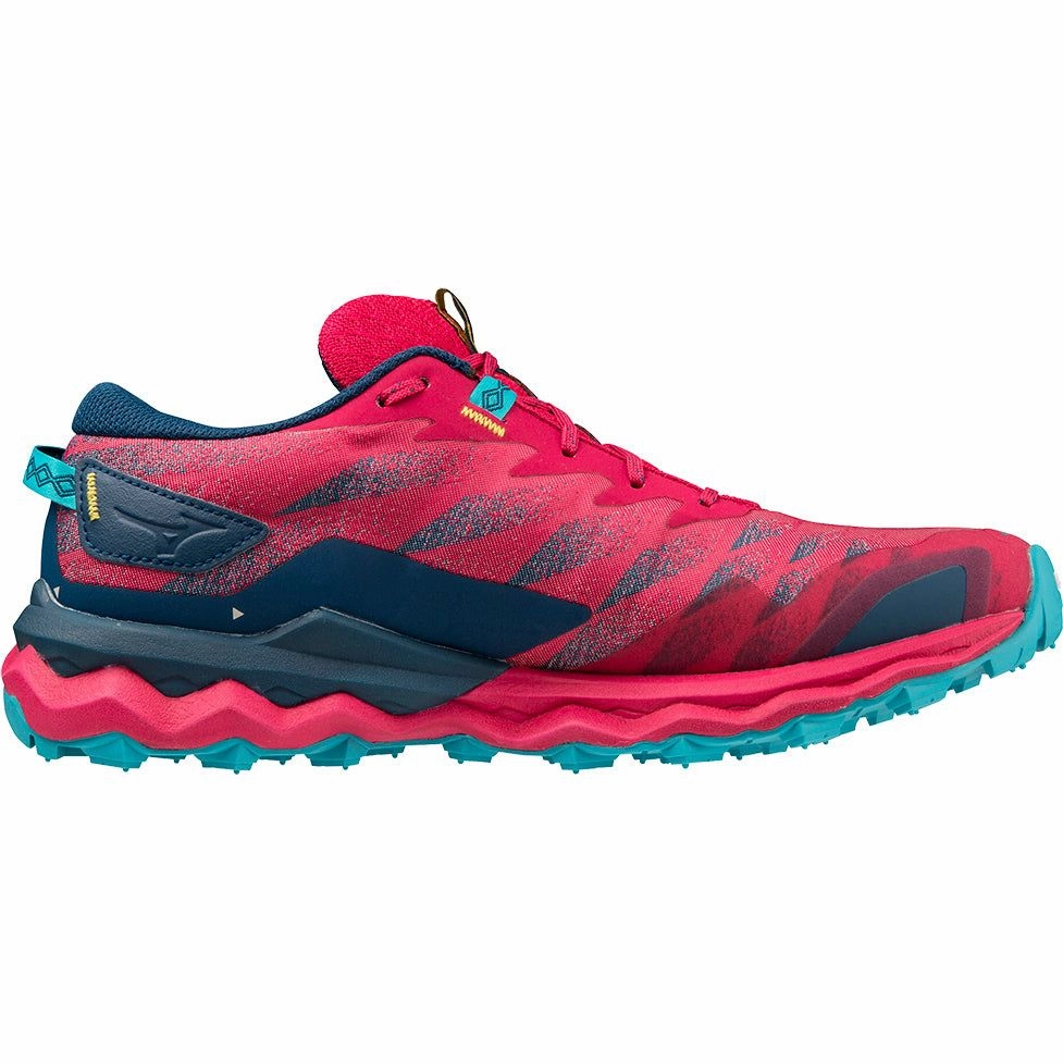 Moab Flight Trail Running Shoe Mizuno Wave Daichi 7 Womens Trail Running Shoes - Red