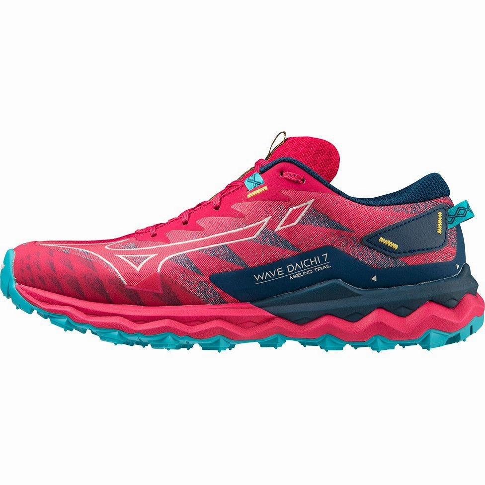 Walking Shoes Vs Trail Running Shoes Mizuno Wave Daichi 7 Womens Trail Running Shoes - Red