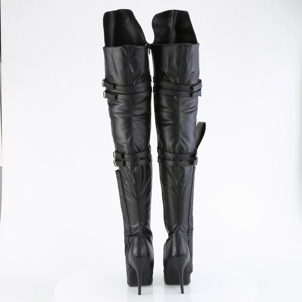 Seduce-3080 Dark Combat Boots