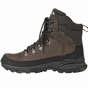 Waterproof Hiking Boots North Face SEELAND Enduro Explore Mid Boots - Men's - Dark Brown