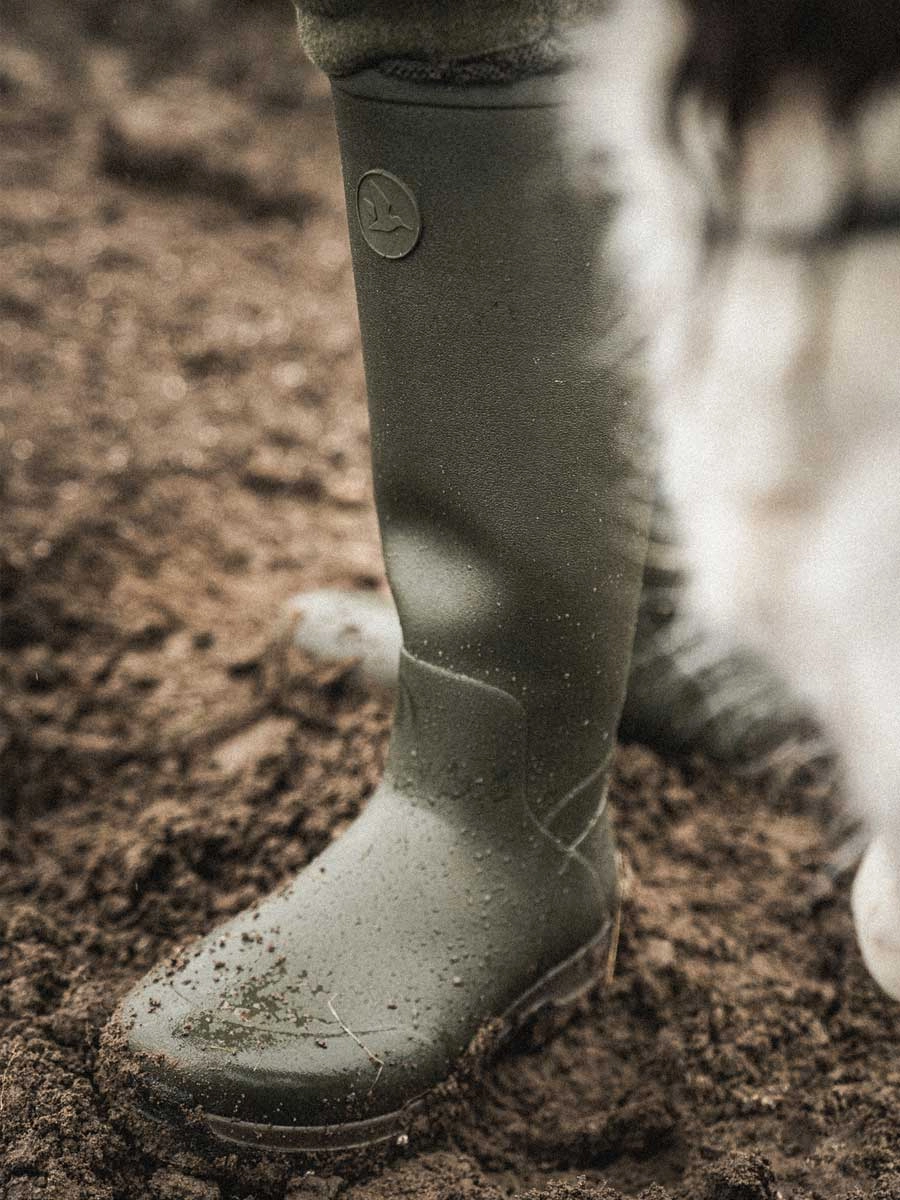 SEELAND Hillside Neo Enforced Wellington Boots - Men's - Pine Green Recommended Hiking Boots