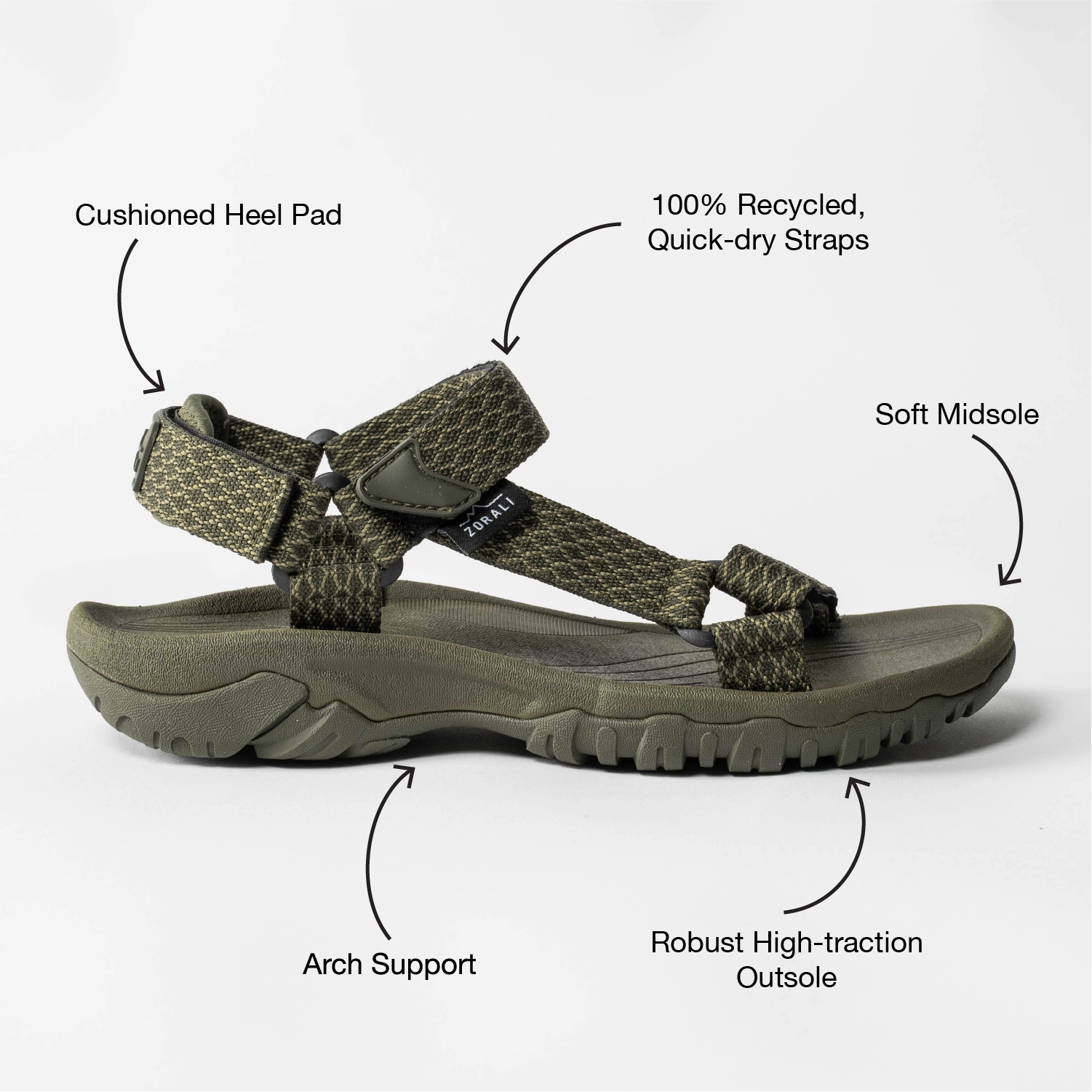 Trailblazer Sandal Olive Trail