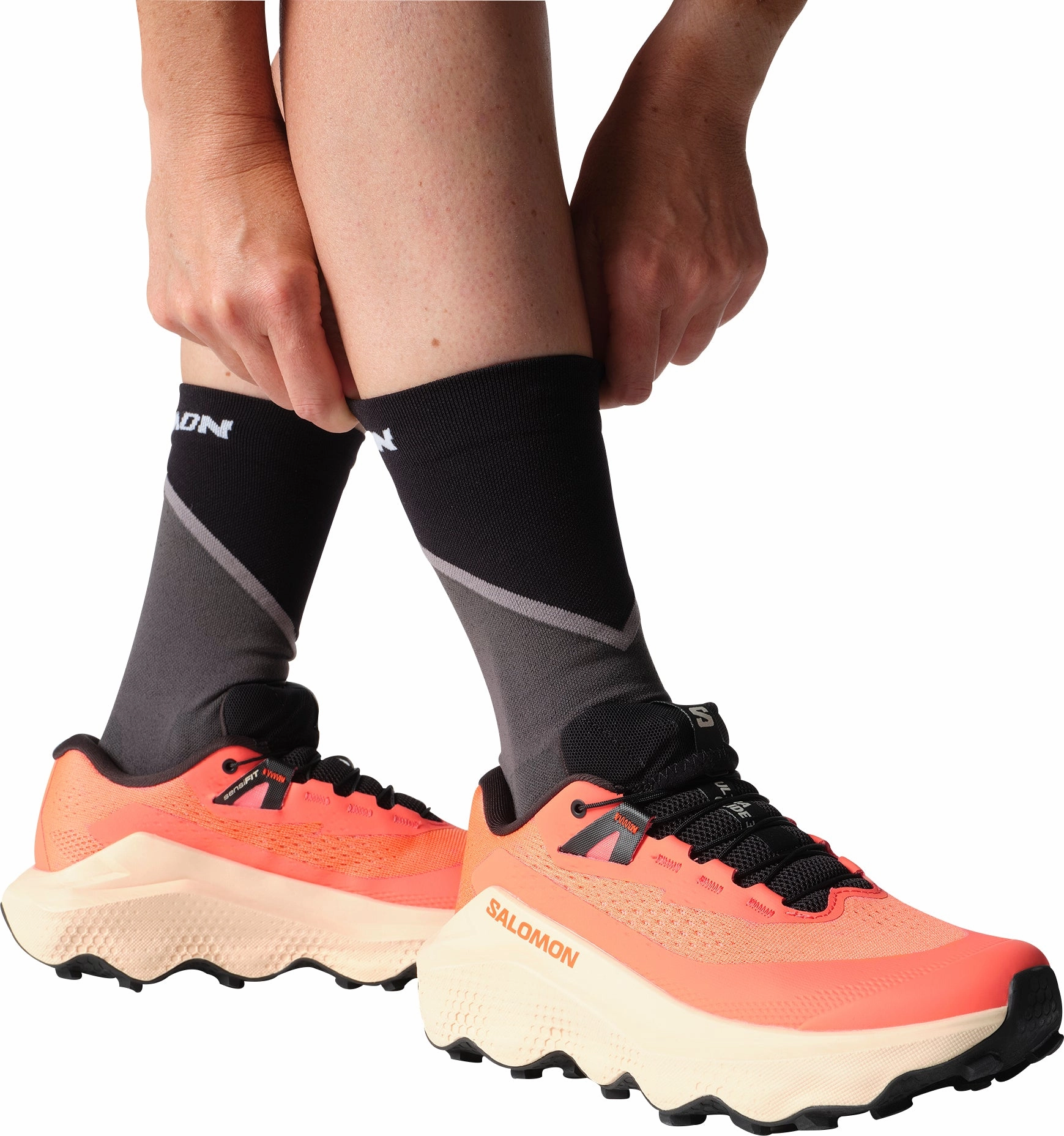 Trail Runner Vs Running Shoe Salomon Ultra Glide 3 Womens Trail Running Shoes - Orange