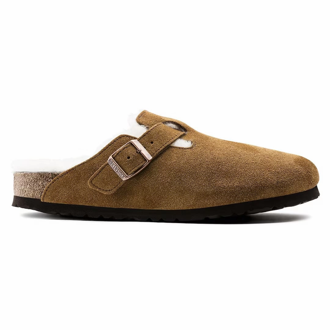 Boston Shearling - Suede Mink Bastad Sweden Clogs