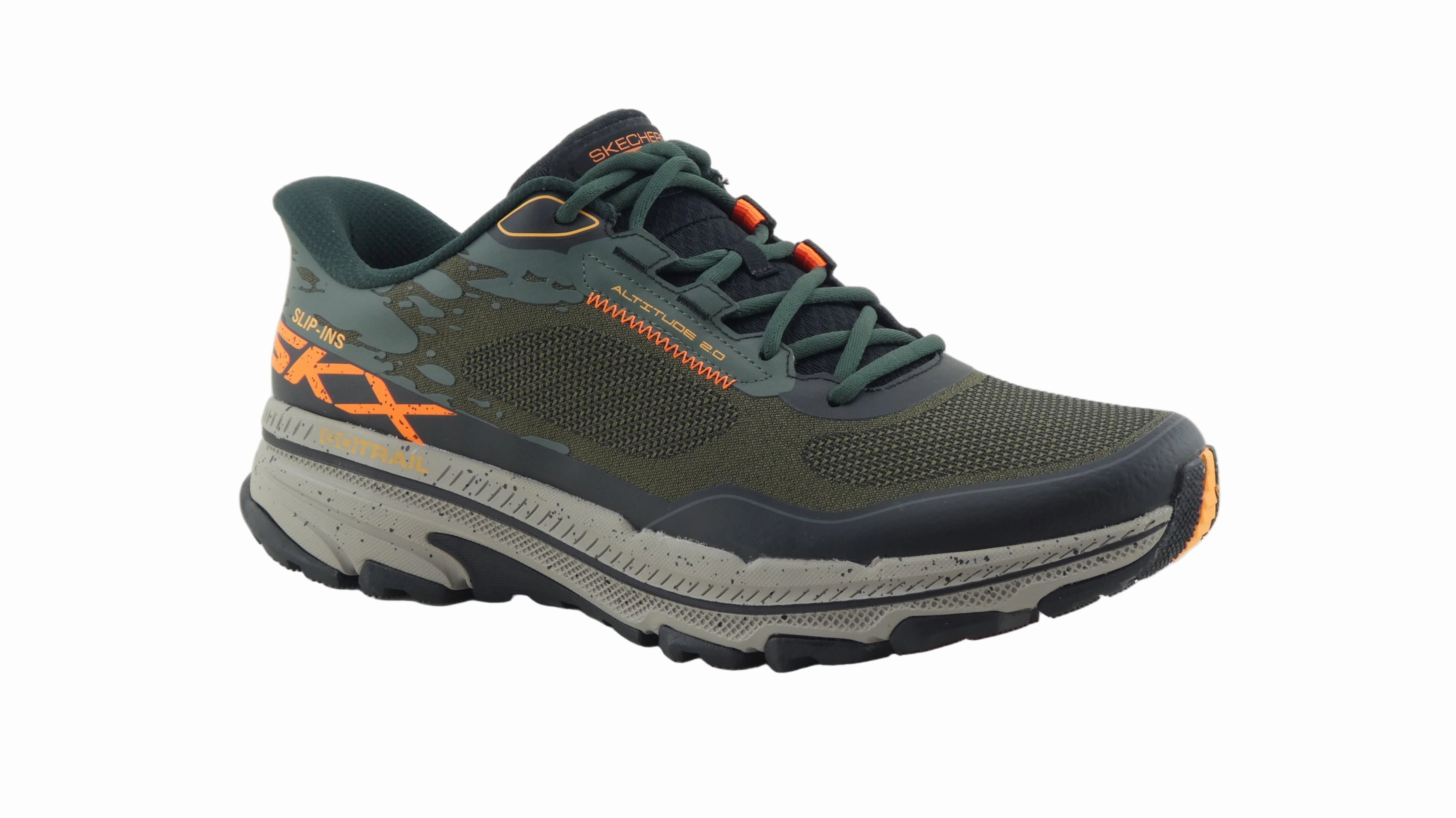 Skechers Mens Go Run Trail Altitude 2.0 Utmost Tread Olive Black Friday Trail Shoes