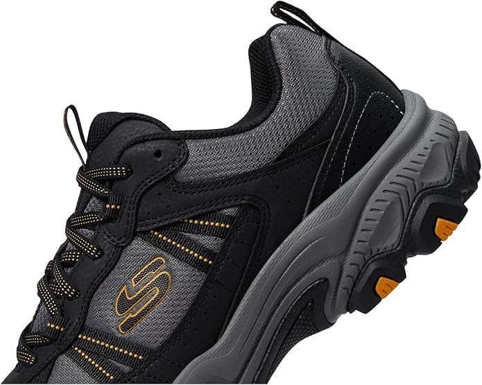 Skechers Men's Stamina at Upper Stitch Sneaker Black/Charcoal Terrex Skychaser Gore-tex Hiking