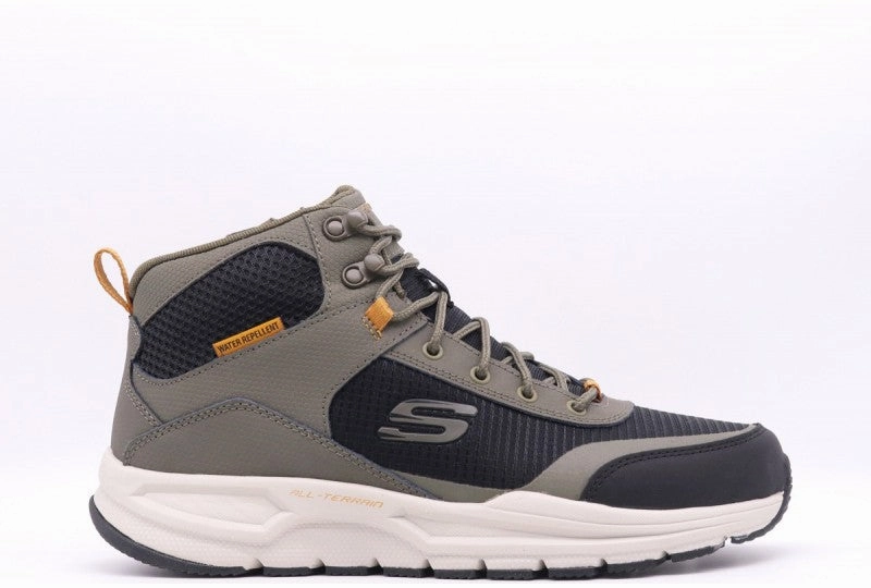 Skechers scarpa da Trail da uomo Escape Plan 2.0 Woodrock 51705 OLBK verde oliva-nero Trail Running Shoes Uk